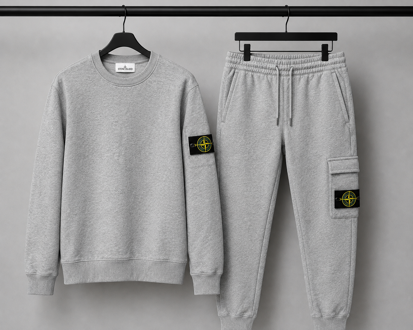 Stone Island Sweatshirt Tracksuit- Grey