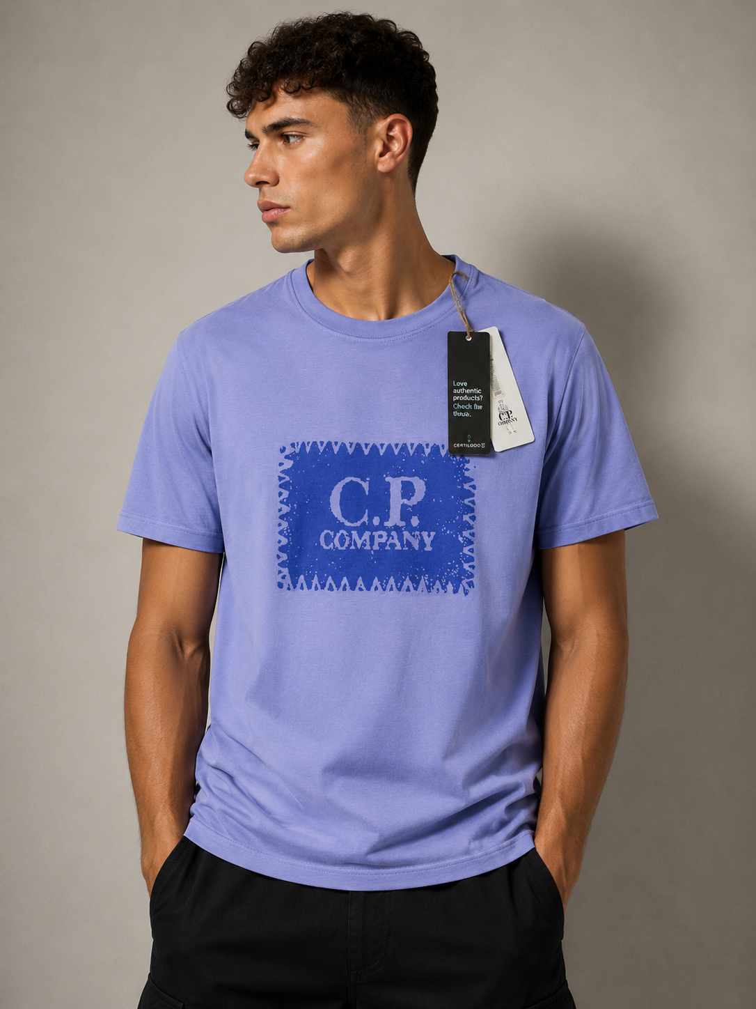 CP Company T Shirt- Sky Blue