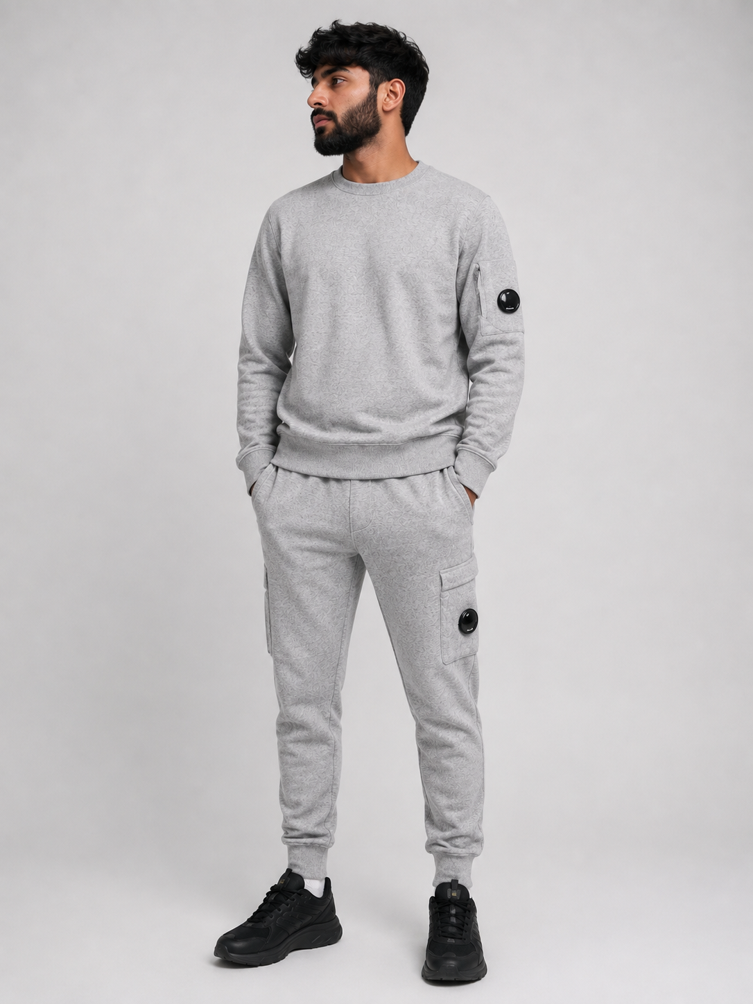 CP Company Sweatshirt Tracksuit- Grey